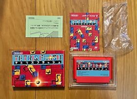 Tetris Flash Famicom Japan NES Nintendo 1987