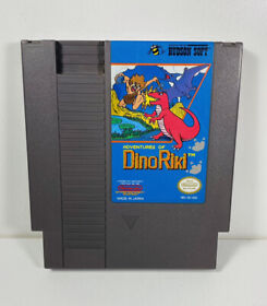 Adventures Of Dino Riki -- NES Nintendo Original Classic Authentic Game TESTED 