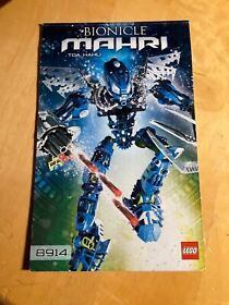 LEGO BIONICLE  MAHRI TOA HAHU.  8914.  Manual only.