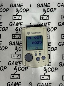 Official Sega Dreamcast Visual Memory Unit VMU US ENGLISH VERSION!  New Battery