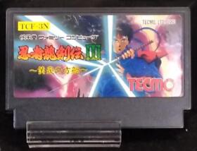 Tecmo Tcf-3N Ninja Dragon Legend 3 Ark Of Yomi Famicom Cartridge