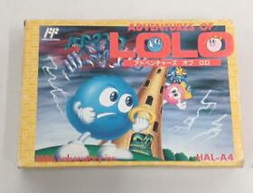 HAL Adventures of Lolo Famicom Software From Japan