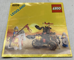 Legoland Manual For Set 6039 Twin Arm Launcher NO BRICKS