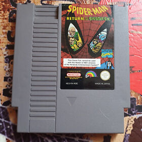 Spider-Man Return of the Sinister Six NES Nintendo