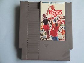Hoops Basketball Nintendo Game NES Good Shape & Tested