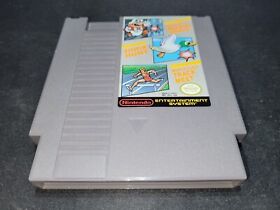 Super Mario Bros Duck Hunt / World Class Track Meet Nintendo NES NRMT game