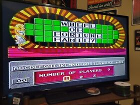 1990 Nintendo Wheel Of Fortune Family Edition Authentic Video Game Cartridge NES