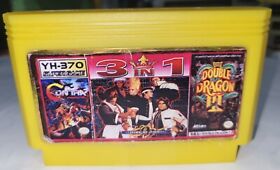 famicom famiclone game 3 in 1 vintage Kof 99 Double Dragon III contra force 