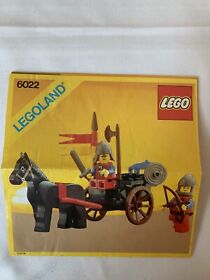 LEGO: Castle- (6022) Horse Cart Manual Only,  1984