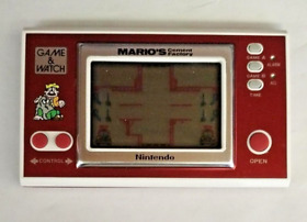 Nintendo ML-102 Mario's Cement Factory Game and Watch 1983 Vintage Used F/S