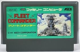 FLEET COMMANDER NES FC Nintendo Famicom Japanese Version