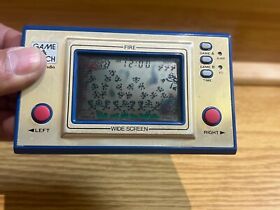 Nintendo Game&Watch (FIRE) Good Condition/Without battery Cover