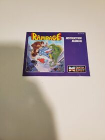 Rampage (Nintendo NES, 1988) ☆ MANUAL ☆