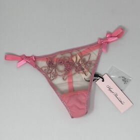 Agent Provocateur Lindie Dusky Pink Thong AP2 Small NWT