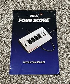 Four Score Controller Nintendo NES Instruction Booklet Manual Only