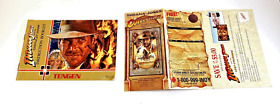Indiana Jones Temple of Doom Tengen NES Nintendo Manual Only PLUS INSERT