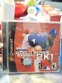 Sega World Series Baseball 2K1 (Sega Dreamcast, 2000) CIB Rare NFR 