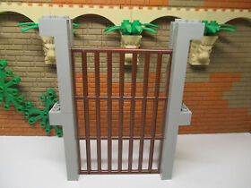 (B3/9) LEGO Fall Gate Grid Old Light Grey Knights Castle 6086 6090
