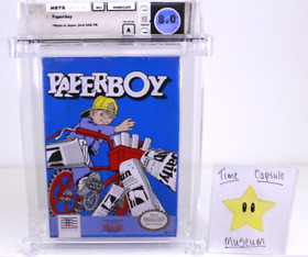 Paperboy New Nintendo NES Factory Sealed WATA VGA Grade 8.0 A NIB H-Seam Rare