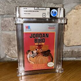 Brand New NES Jordan vs. Bird: One-on-One Factory Sealed H-Seam 7.5 WATA Graded