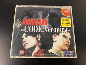 Sega Resident Evil Dreamcast Biohazard Code Veronica Japanese  US Seller 🔥