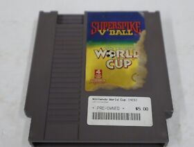 Super Spike V'Ball/World Cup Soccer (NES, 1990) 3 Screws Cart Only