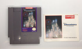 Disney Adventures in the Magic Kingdom (Nintendo, NES, 1990) With Manual