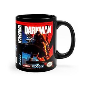 Darkman NES 8 bit game box cover famicom Accent Coffee Mug 11oz Black Mug