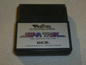 VECTREX ARCADE GAME CARTRIDGE STAR TREK THE MOTION PICTURE GCE VINTAGE 1982 CART