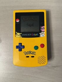 AUTHENTIC Gameboy Color Pokemon Yellow Limited Edition ~ Tested And Working