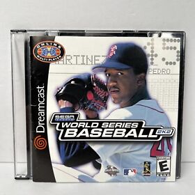 World Series Baseball 2K2 (Sega Dreamcast, 2001) Disc & Manual ONLY - TESTED !