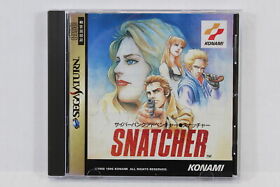 Snatcher W/ Sticker Hideo Kojima Sega Saturn SS Japan Region Import US Seller