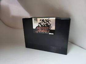 SNK RIDING HERO MOTORCYCLE GAME CARTRIDGE ONLY FOR NEO GEO AES TESTED  #K1