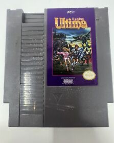 Ultima Exodus -- NES Nintendo Original Classic Authentic RPG Game TESTED 