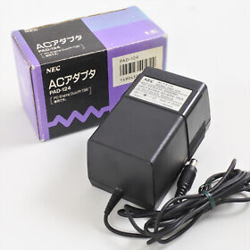 PC-Engine AC ADAPTOR PAD-124 Boxed For PC-Engine DUO PI-TG8 Official Ref 2924