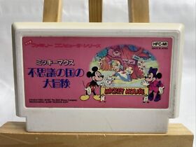 US SELLER - Mickey Mouse Fushigi no Kuni no Daibouken Famicom Japan