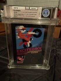 Excite Bike NES Wata 6.5 sin código etiqueta negra tercera impresión en caja soporte clásico