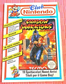 Magazine Rivista Game Nintendo Club Volume 3 1991 N 5 Nes Snes Shadow Warriors