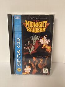 Midnight Raiders (Sega CD, 1994) Complete W/ Case & Manual CIB
