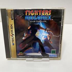 Fighters Megamix With Obi Sega Saturn 2J