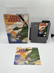 Twin Cobra (Nintendo NES, 1990) Complete w/ Box & Manual CIB Rare!