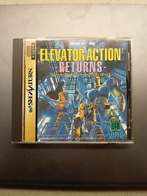 Elevator Action Returns Sega Saturn RARE US SELLER