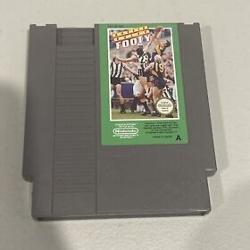 Aussie Rules Footy Nintendo NES game Console Cartridge PAL *untested*