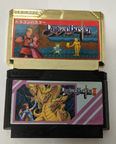 Nintendo Famicom Lot of 2 - Dragon Buster 1 & 2 - Mcx30