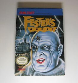 FESTER'S QUEST (Nintendo NES, 1989) (COMPLETE)