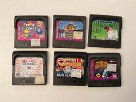 SEGA GAME GEAR LOT YOU PICK YOUR OWN BUNDLE AUTHENTIC 