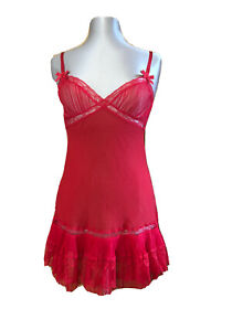 AGENT PROVOCATEUR RED FIFI SLIP SIZE AP4 / UK 10/12 RRP £275 BNWT