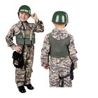Army U.S. military Soldier Costume For Kids By Dress Up Sz 4-6 (Halloween)