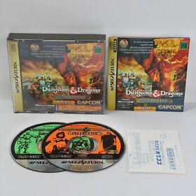 DUNGEONS AND DRAGONS Collection T-1224G Sega Saturn 2317 ss