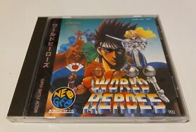 World Heroes The Original - Neo Geo CD NGCD NeoGeo US Seller = Fast Shipping 